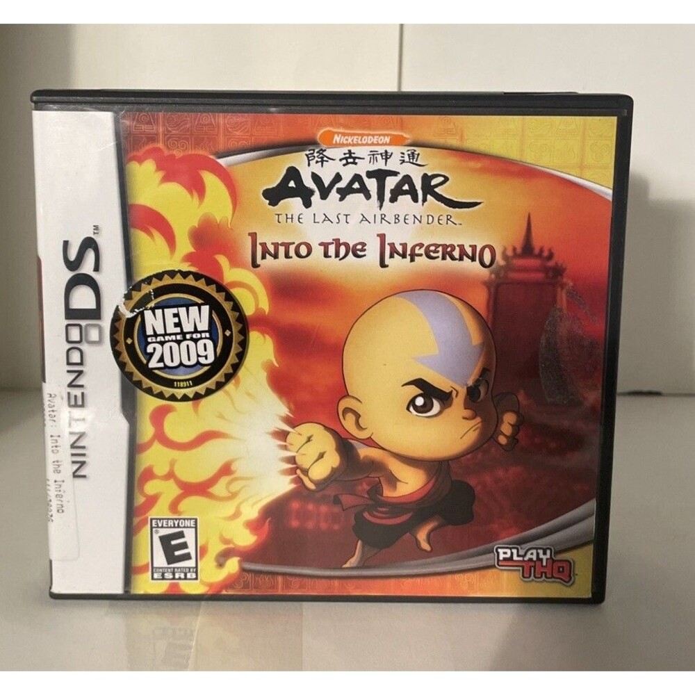 Avatar: The Last Airbender - Into the Inferno (Nintendo DS, 2008) NO GAME- Box